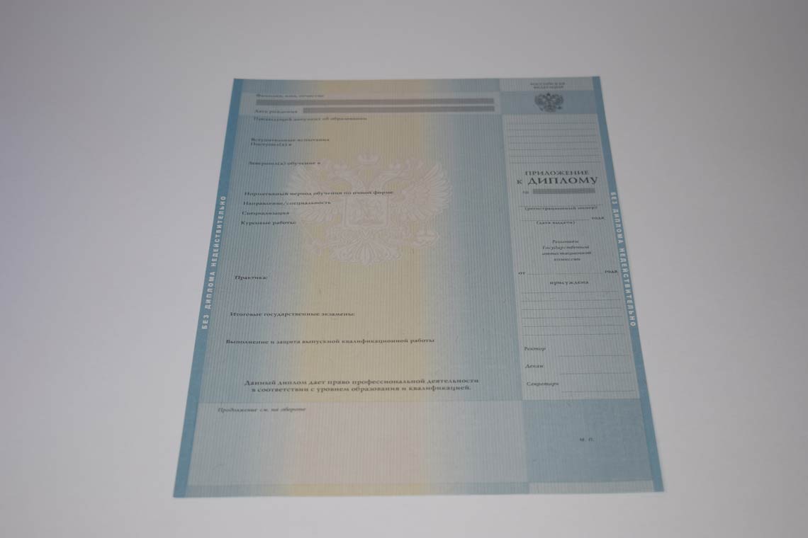 Приложение диплома Бакалавра во Владимире 2011-2013