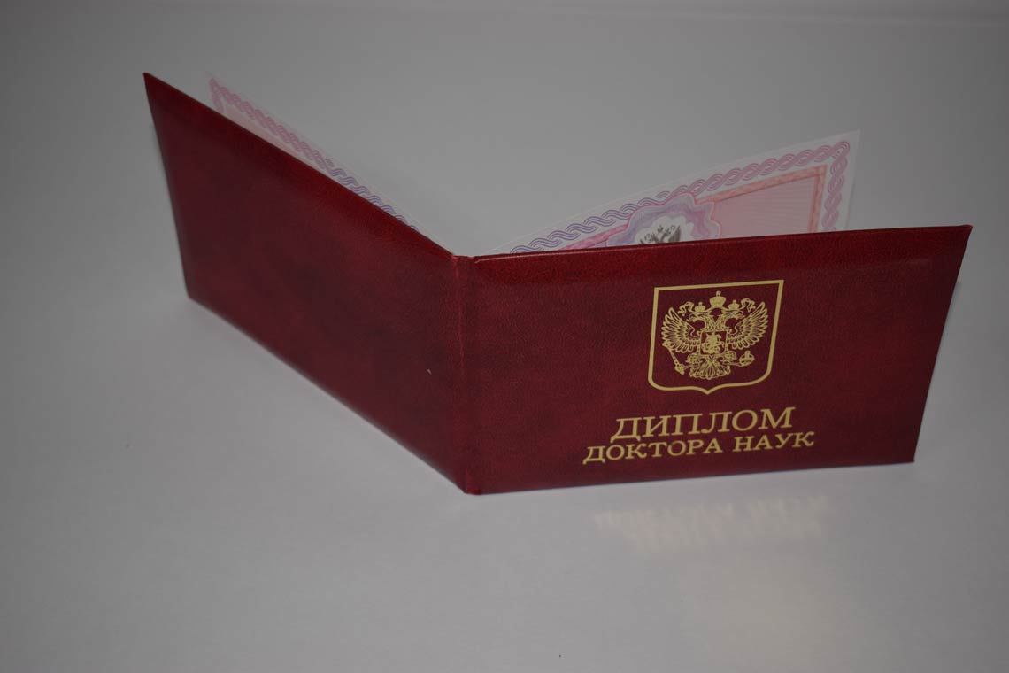 Диплом Доктора Наук 2013-2025 во Владимире корка